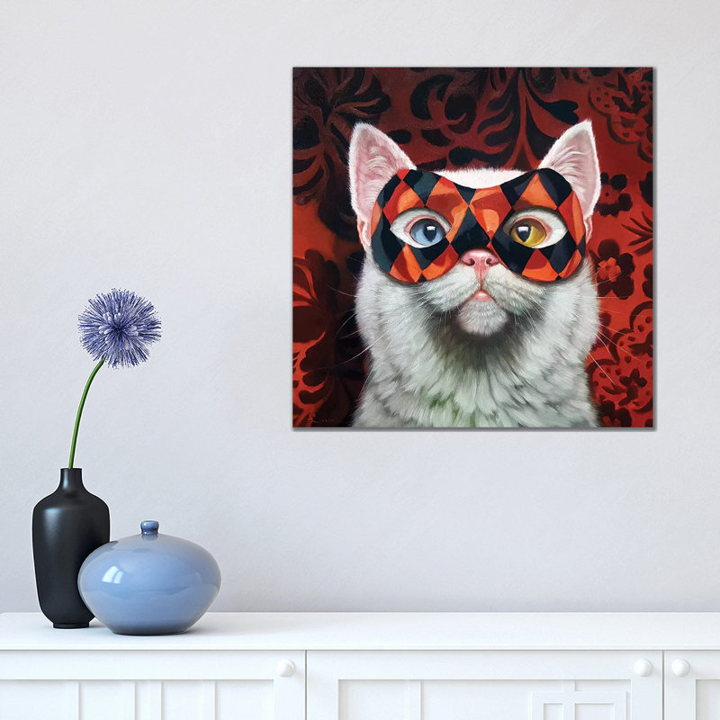 Enigma 1 Piece Wrapped Canvas Wall Art, 45.72 cm H x 45.72 cm W x 3.175 cm D
