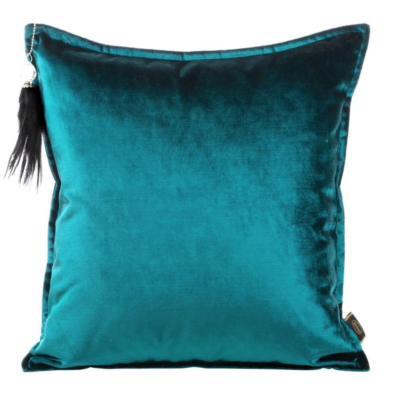 Microfiber Square Pillow Case, Dark Curfe