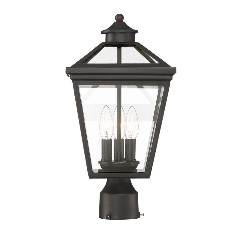 Lanterne murale d'extérieur 3 lumières Savoy House Ellijay, Bronze