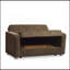 Causeuse convertible rembourrée avec rangement, beige-194716733