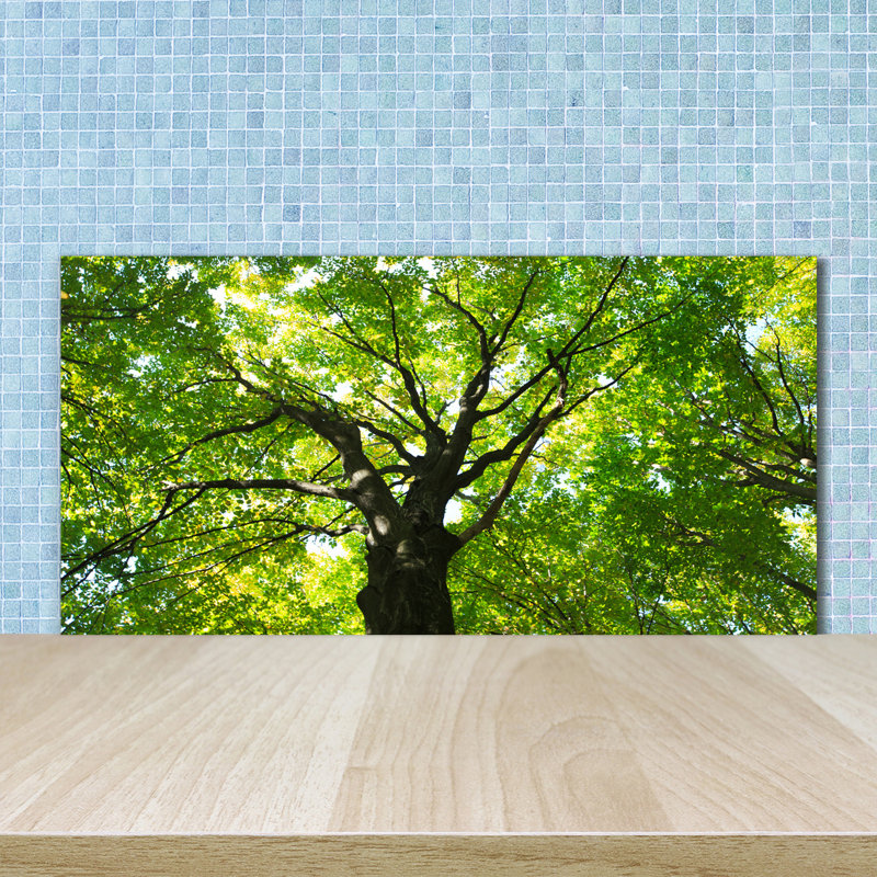 Lonald 50cm W x 100cm L Glass Peel and Stick Panel
