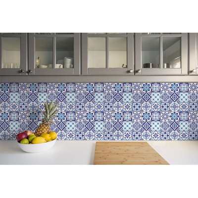Kilea 30cm W x 30cm L Vinyl Peel and Stick Field Tile