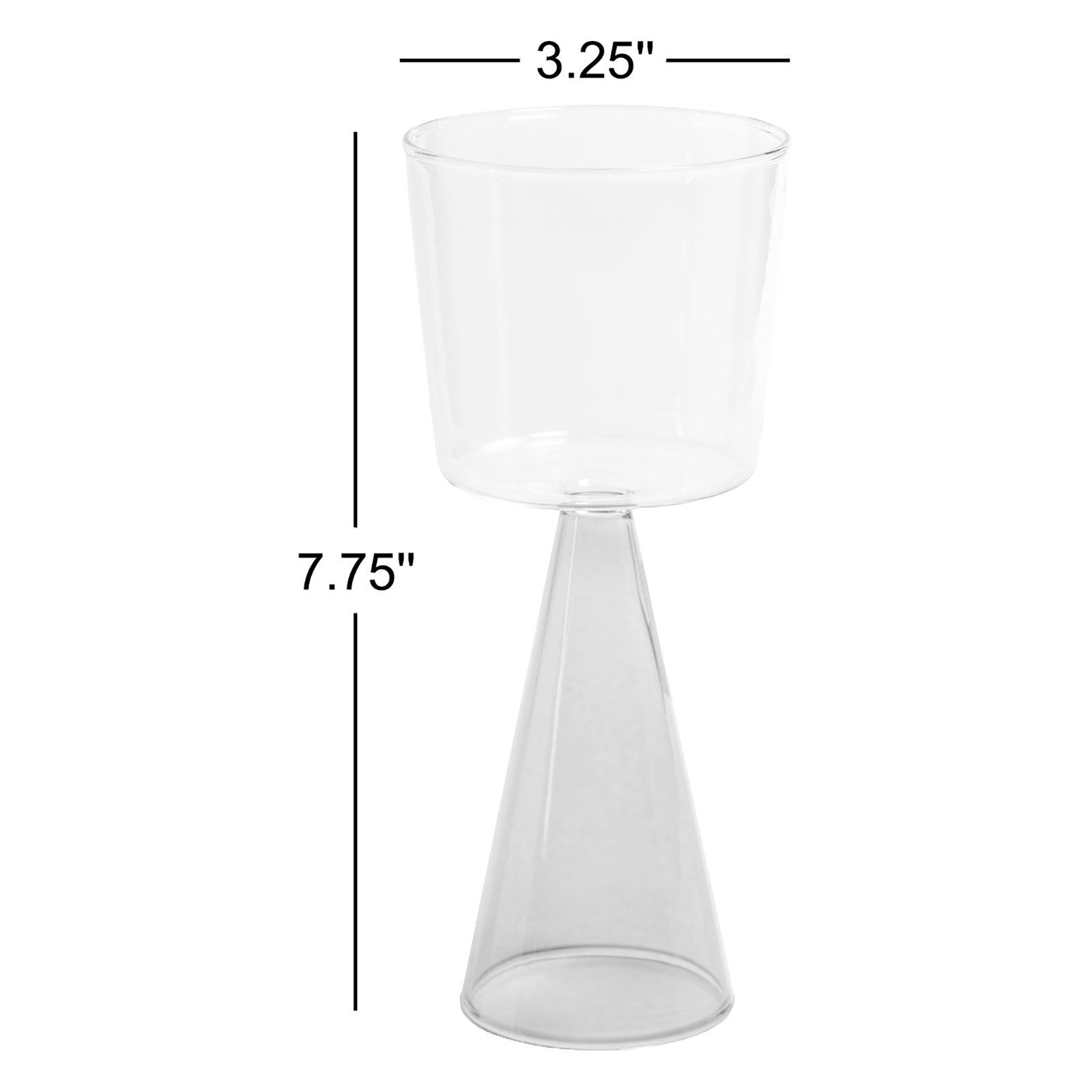 Monticello Red Wine Glass, Blue, 9.81 Oz