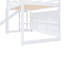 Lit mezzanine simple en bois avec glissade-152689436