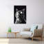 Art mural contemporain chat étonné-129405545