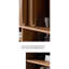 Armoire d'appoint multifonctionnelle en bois massif