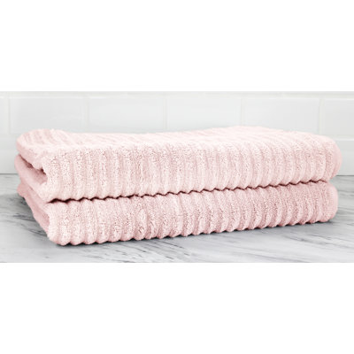 100% Cotton Plush Ribbed Bath Sheet
