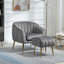 Fauteuil d'appoint avec repose-pieds-438892018