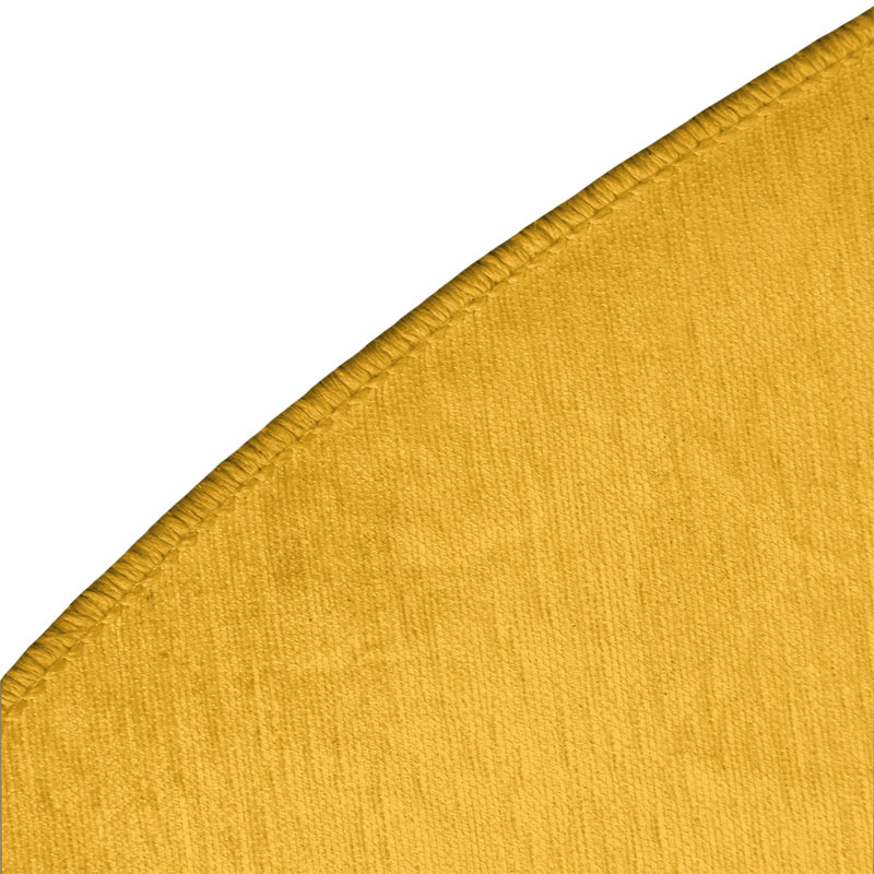 Chenille Striped Indoor Rug, Round 5'