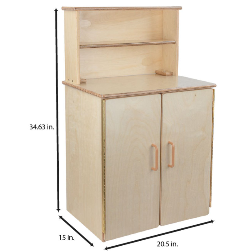 Classic Deluxe Hutch Appliance, Natural