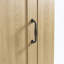 Grande armoire de rangement moderne avec compartiment inclinable et tablettes réglables