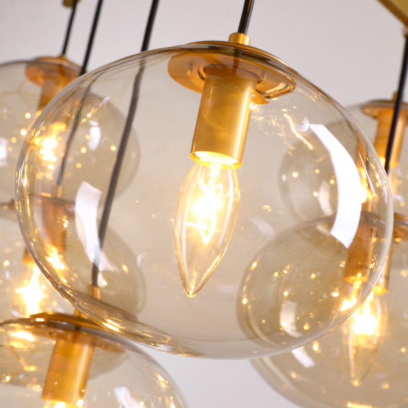 6.3' H Cognac Glass Shade