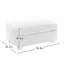 Repose-pieds moderne en chenille-1073353736