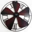 Horloge murale industrielle-518447329