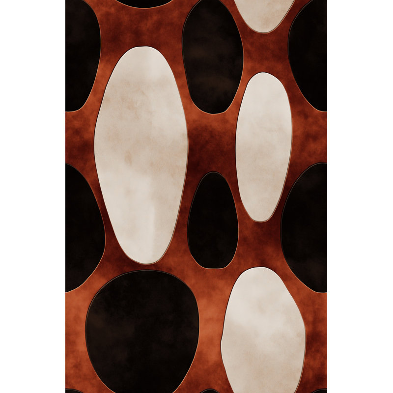 Papier peint moderne Mid Century, Texturé non collé