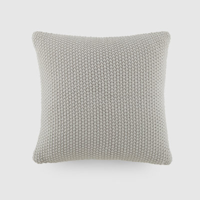 Seed Stitch Knit Acrylic Decor Throw Pillow