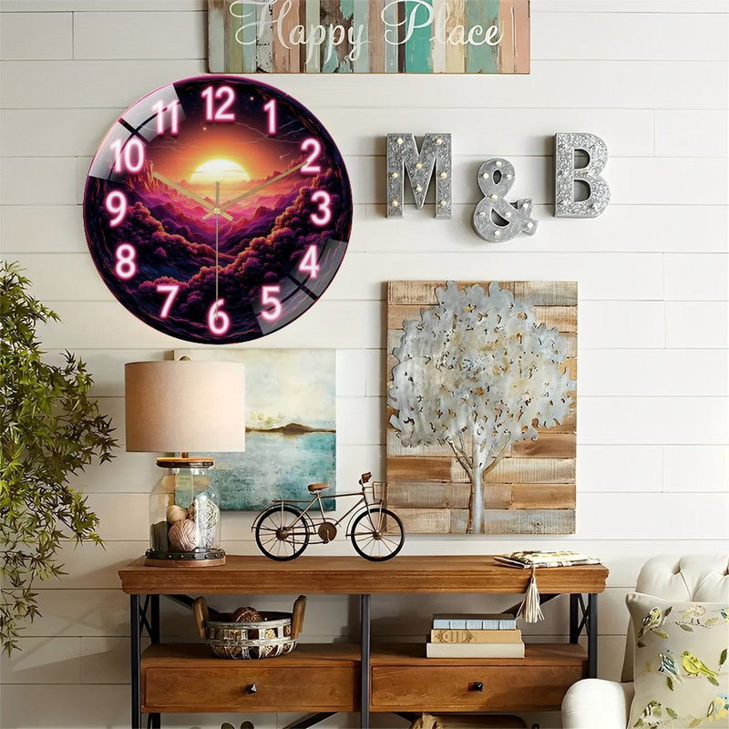 Horloge murale 12 po