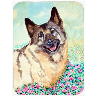 Caroline's Treasures Norwegian Elkhound Glass Cutting Board