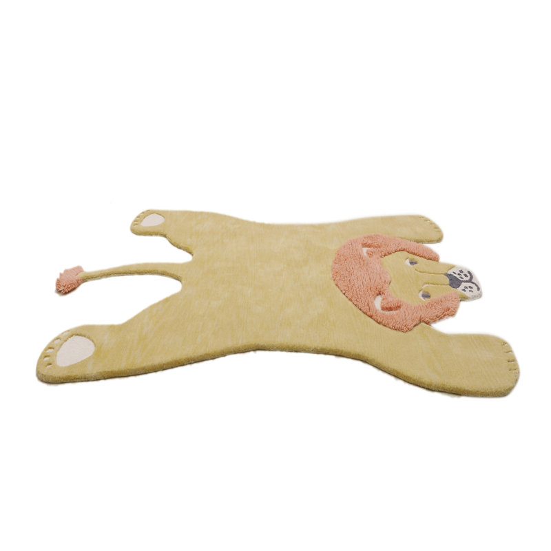 Tapis pour enfant touffeté à la main, Nouveauté 5 pi x 8 pi