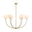 Lustre 6 lumières Glam