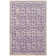 Tapis mauve en laine touffeté à la main Canace