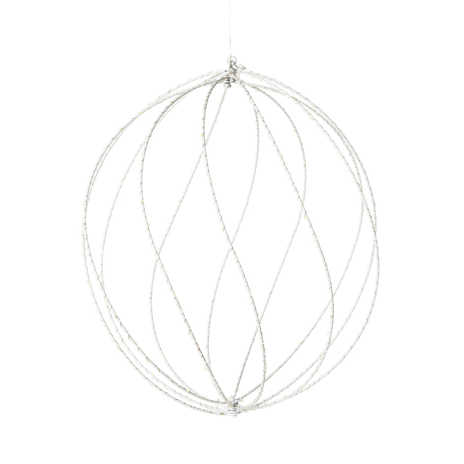Large Twinkle Lit Sphere, White