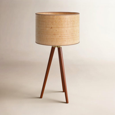 Kisa Wood Tripod Lamp