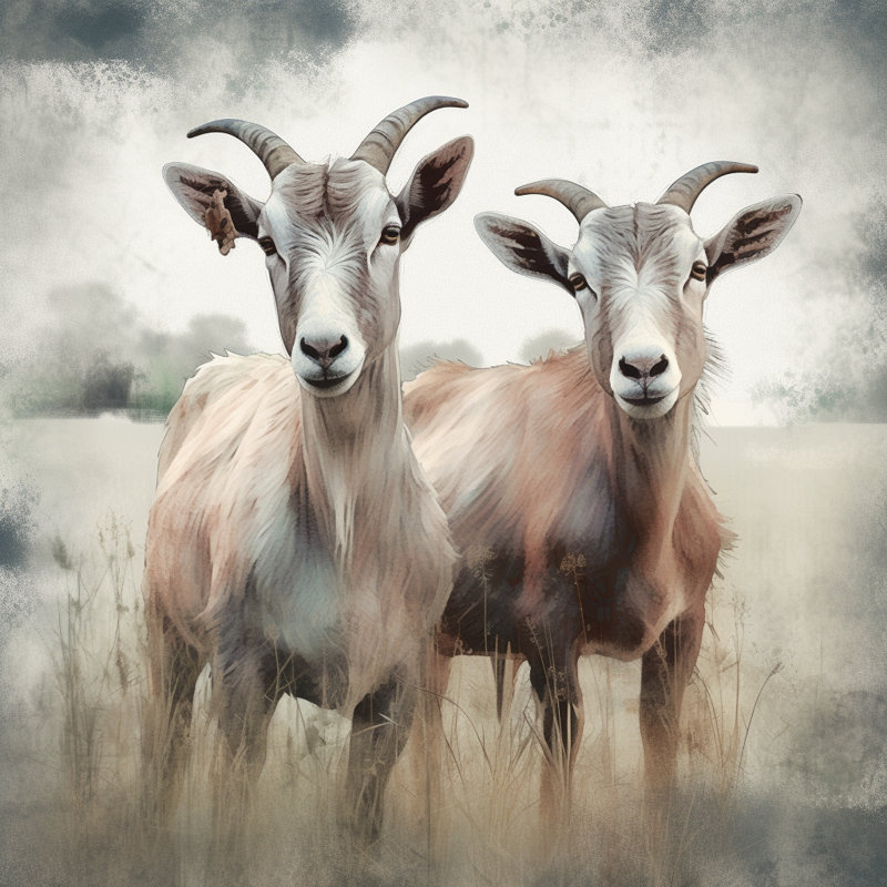 Goat Grassfield Bedding, King Comforter