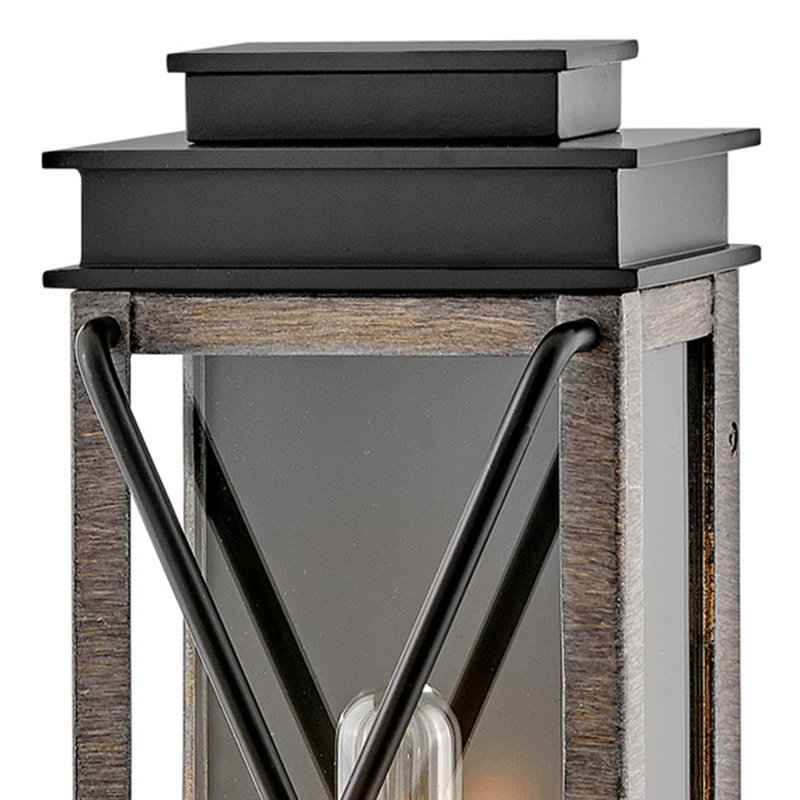 Montecito Medium Wall Mount Lantern, 15" H x 6" W x 5.25" D