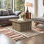 Table basse carrée cannelée 31,5 po Aurel-1352246301