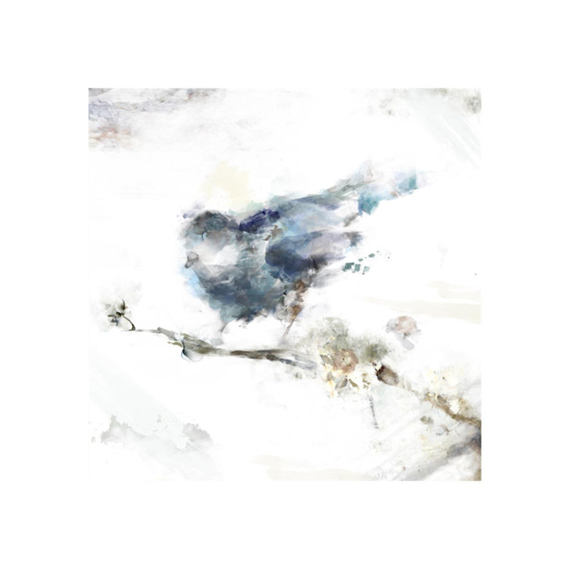 Arbre moineau VI par Peyton Gray - Peinture, Plexi, H 36 po x l 36 po x P 1,5 po