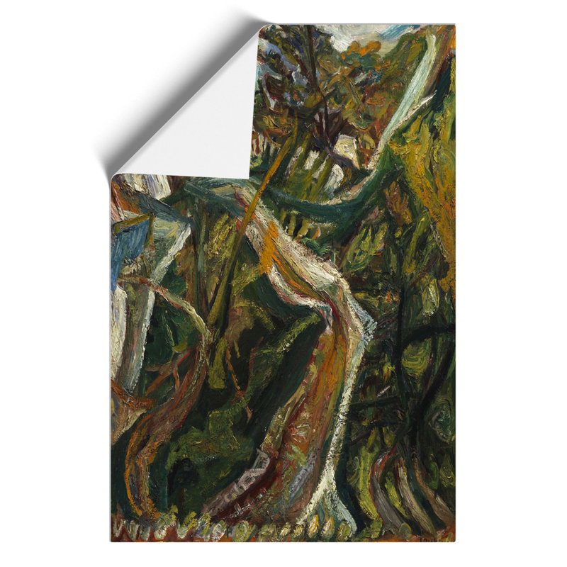 Path Through The Trees by Chaim Soutine - No Frame Painting, 42cm H x 30cm W x 0.1cm D
