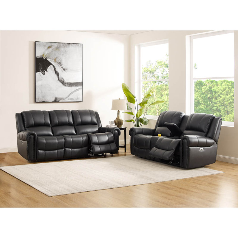 2 - Piece Leather Living Room Set