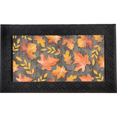 Rader Non-Slip Floral Doormat
