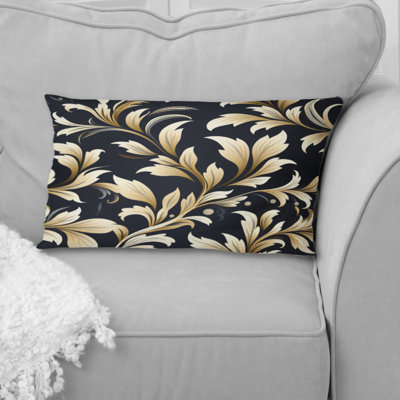 Beige élégant harmonie damassé - Coussin abstrait