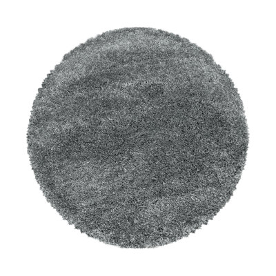 Beate Solid Colour Shag Area Rug