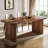 63-Inch Wood Modern Dining Table-113044451