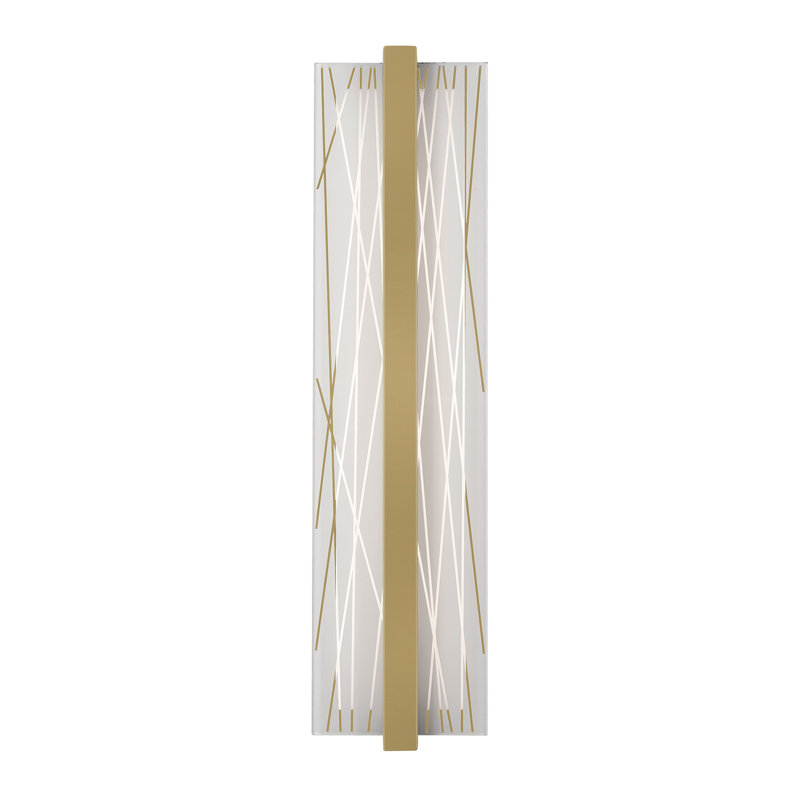 Gallery - 20'' LED Wall Sconce - Light Antique Brass, Light Antique Brass, 20 W