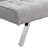 Bed Futon Grey, With Wood Frame And Stainless Leg Multifunctional Grey Futon, & Leg, Stylish Practical