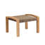 Venice Outdoor Teak Ottoman