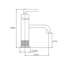 Single-Hole Single-handle Bathroom Faucet-60012912