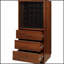 Armoire à vin Wiesta avec construction durable et rangement pratique, parfaite pour organiser et présenter votre collection de vins.