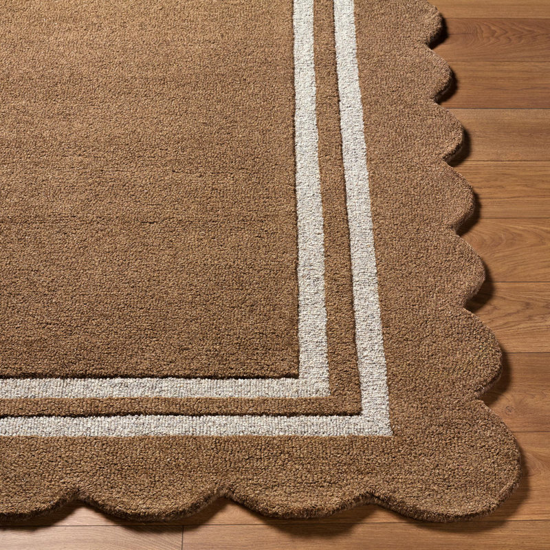 Tapis touffeté à la main Orville, Tapis de couloir 2 pi 6 po x 8 pi