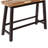 Colynn Saddle Seat Bench with Angled Frame, Sandblasted Acacia Wood-1784632673