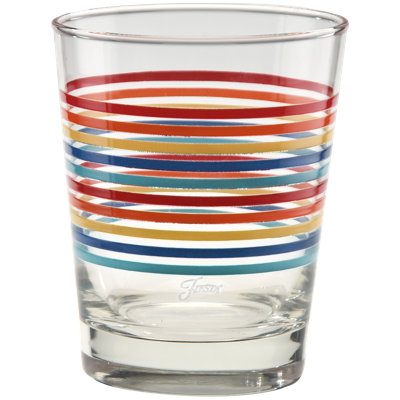 Ensemble de 4 verres à whisky Fiesta Vibe Thin Stripe