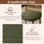 Chaises de salle à manger modernes, chaises de cuisine avec revêtement moderne pour salle à manger, ensemble de 2-441574480-441574482