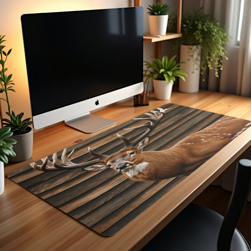 Polyester Desk Pad, 14.4x12.1
