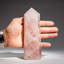 Genuine Rose Quartz Polished Point from Brazil (1.7 lbs)