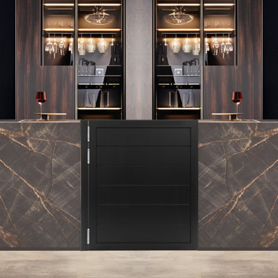 DENFER 35.4 in. H Café / Saloon Door with Installation Hardware