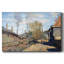 Le ruisseau Robec, Rouen, 1872 - Toile tendue avec châssis-1201020778